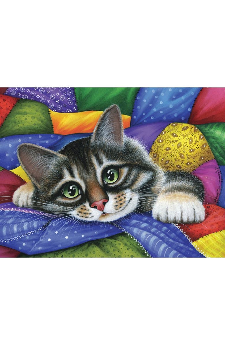 Sunsout Colorful Patchwork 300 piece Jigsaw Puzzle for Adults, Alternate, color, Multicolor