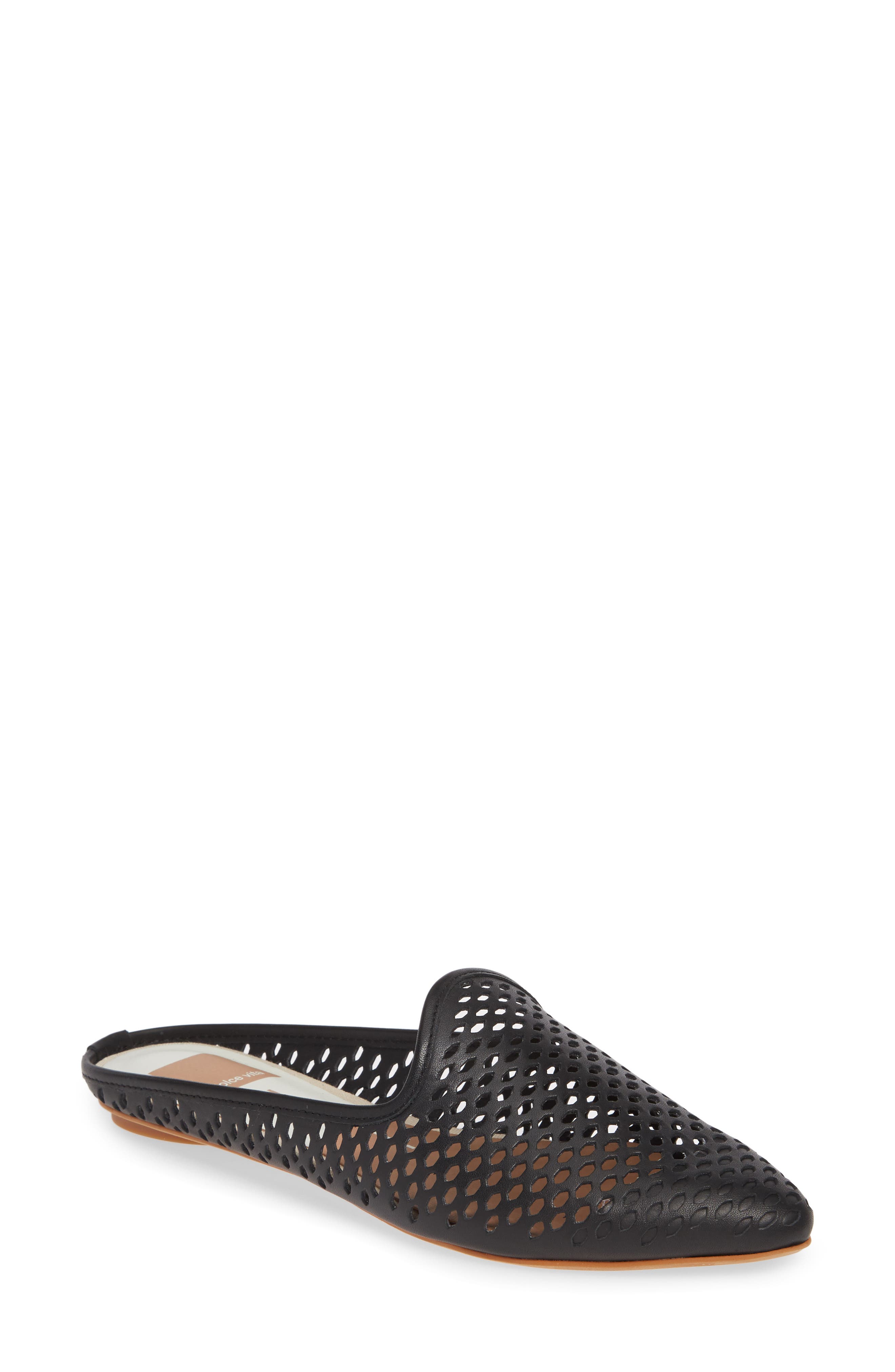 Dolce Vita Grant Perforated Loafer Mule, Main, color, 