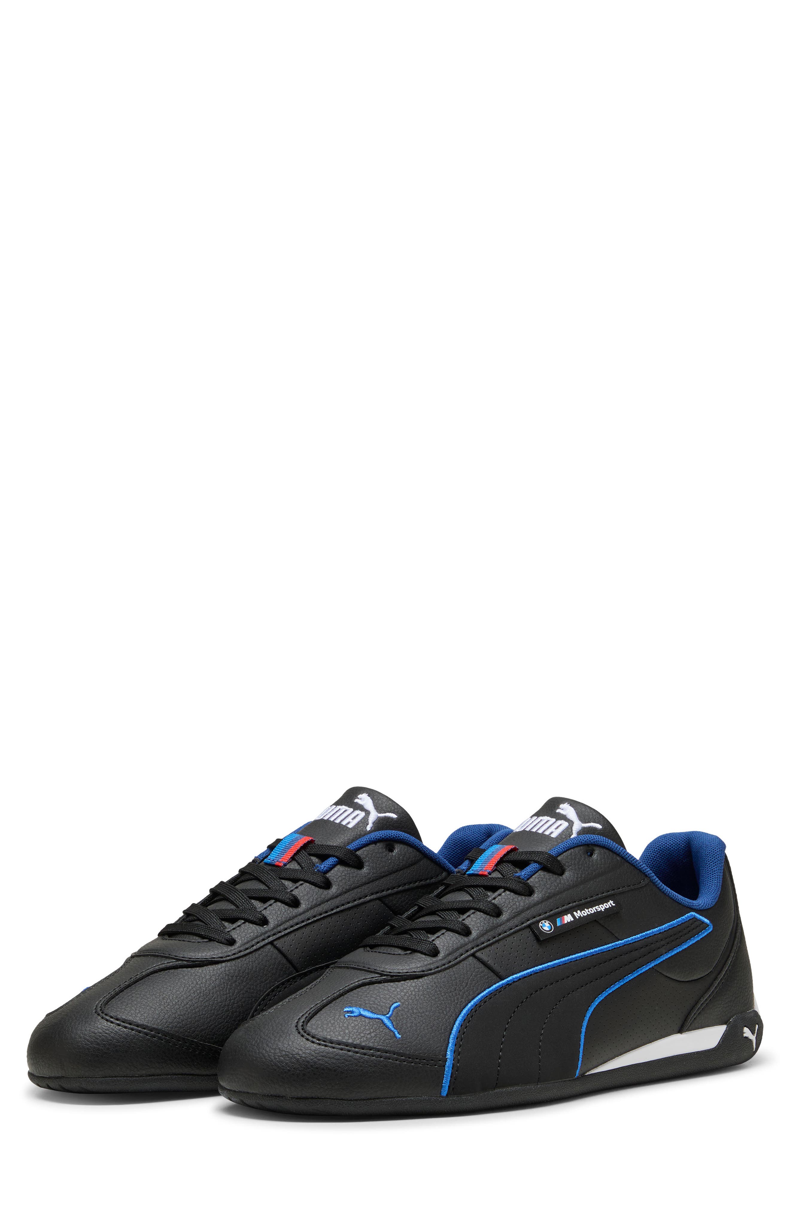 BMW M Motorsport Replicat-X Sneaker, Alternate, color, PUMA BLACK/ COOL COBALT