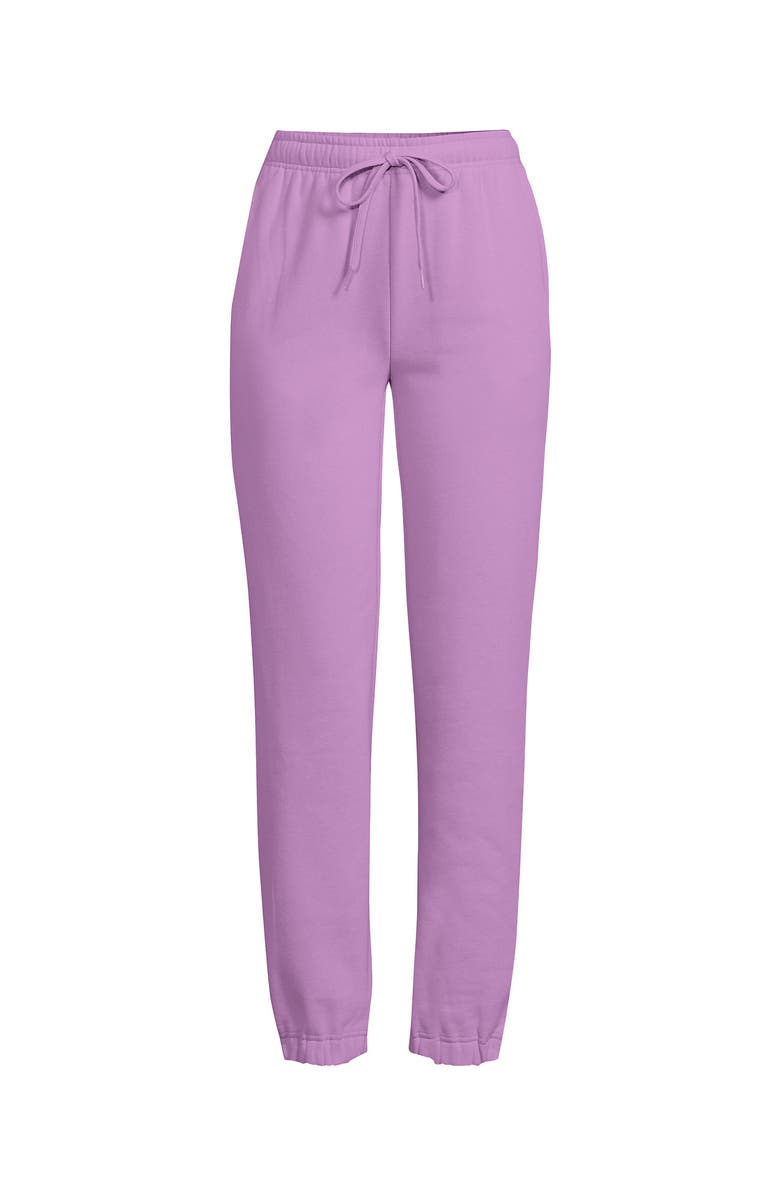 Lands' End Serious Sweats High Rise Jogger Pants, Alternate, color, Wild Lilac