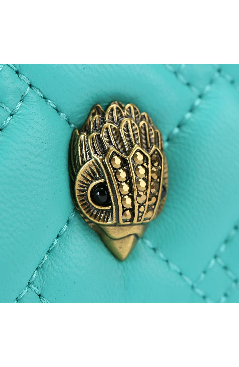 Kurt Geiger London Flap Multi Leather Trifold Card Holder, Alternate, color, 