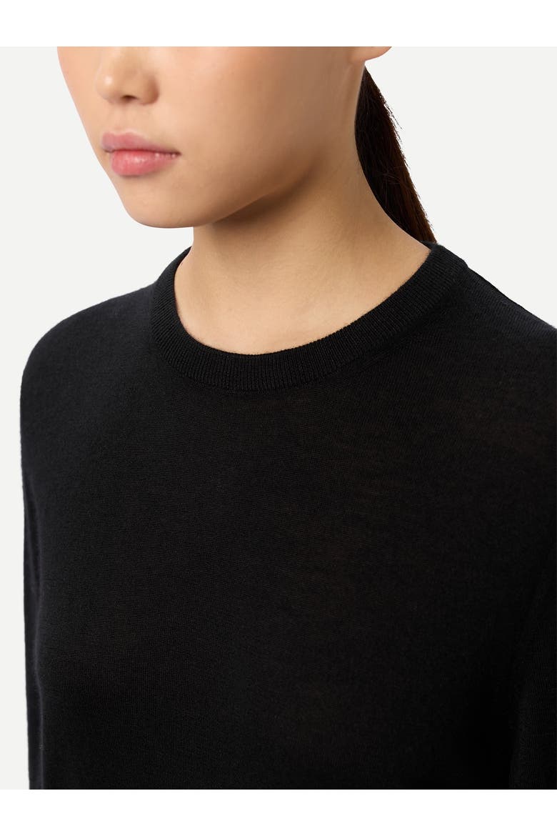 Women C-Neck Cashmere Sweater, Alternate, color, blue graphite