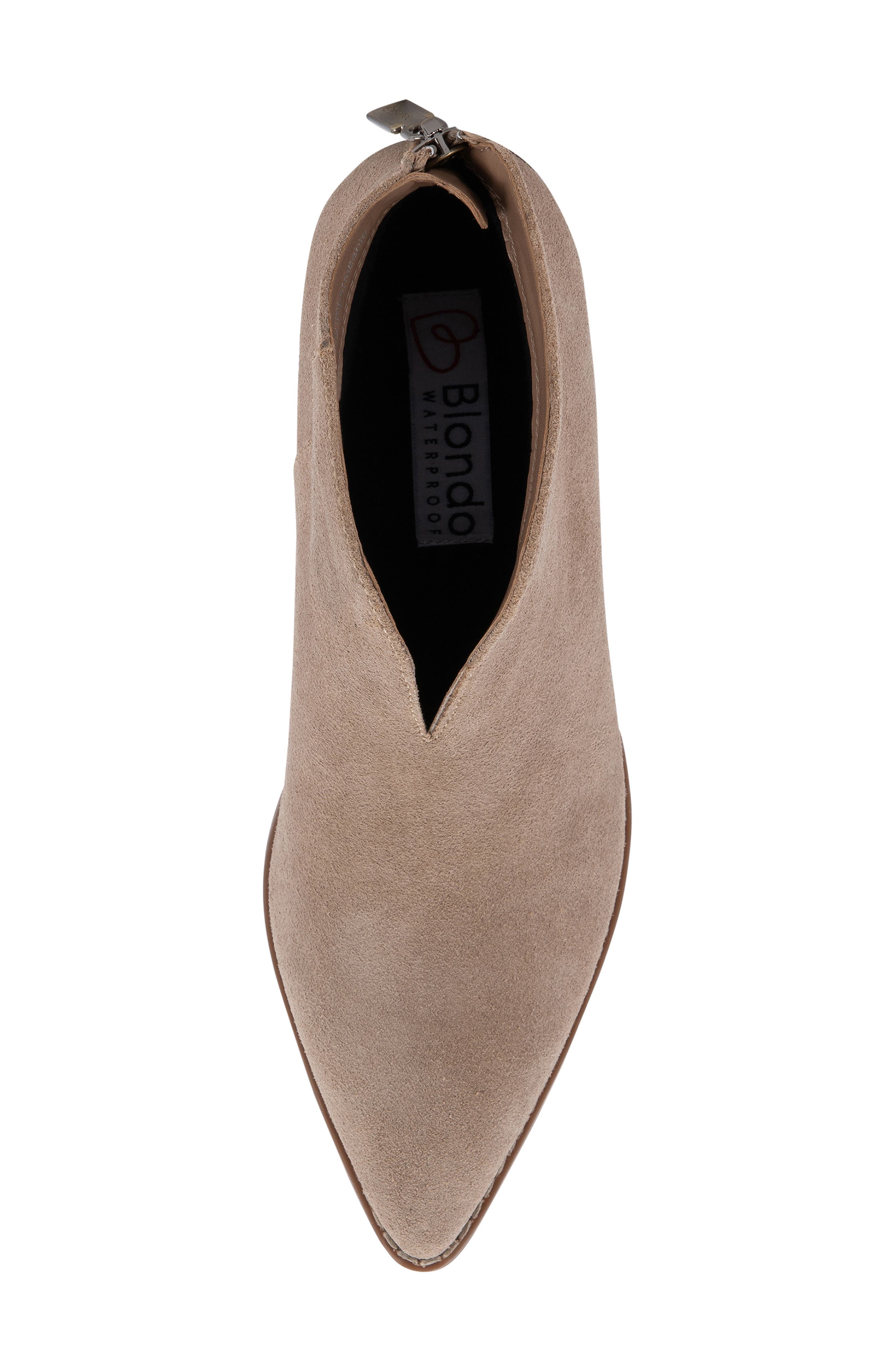 Quinn Waterproof Bootie, Alternate, color, SAND SUEDE