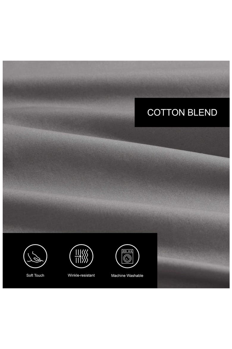 Cool Comfort Sheet Set, Alternate, color, MEDIUM / DARK GREY