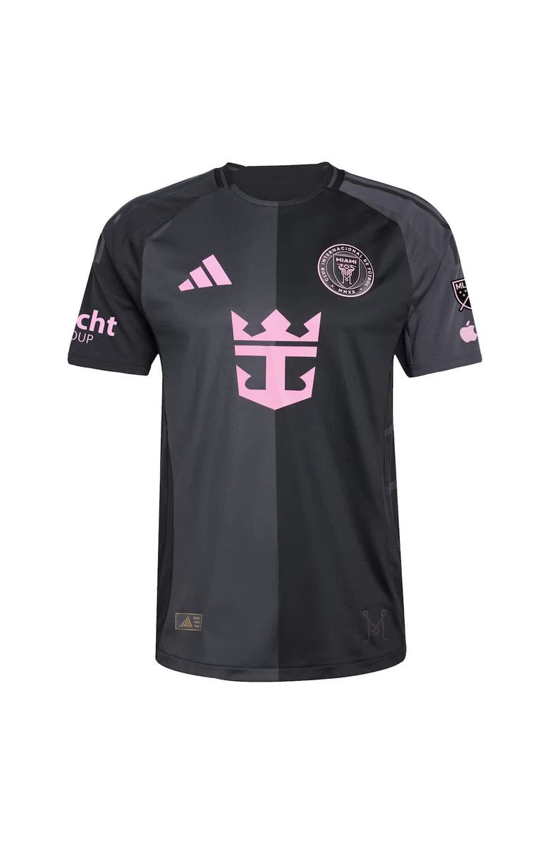 adidas Men's adidas Lionel Messi Black Inter Miami CF 2025 The Fortitude Kit Authentic Player Jersey, Alternate, color,