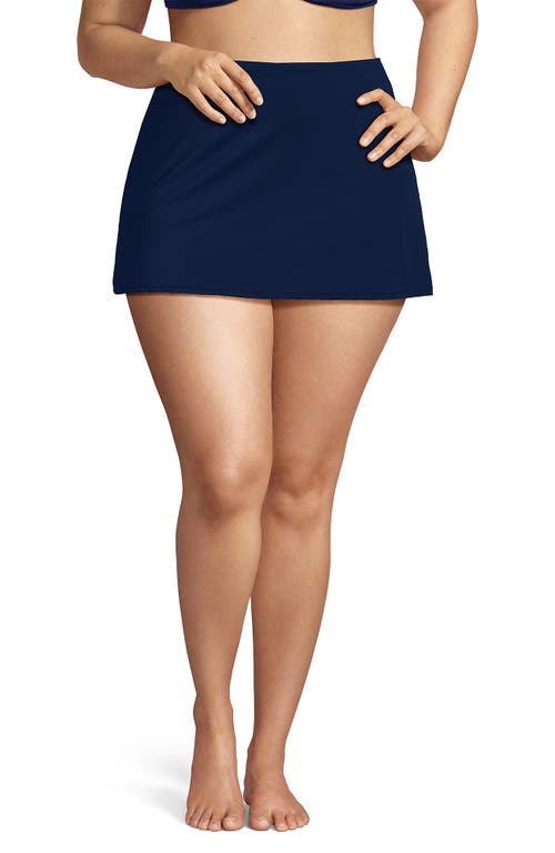 LANDS' END LANDS' END PLUS SIZE SLENDER SUIT SWIM SKIRT 