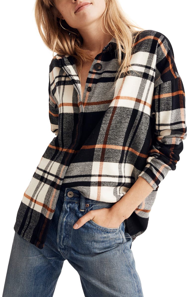 Madewell Bromley Flannel Shirt, Main, color,