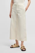 BOSS Tahiana High Waist Wide Leg Pants