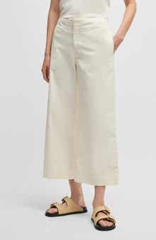 BOSS Orange Tahiana High Waist Wide Leg Pants