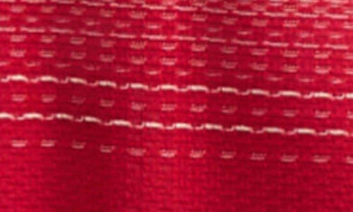 Ming Wang Chain Trim Ombrè Dress In Red