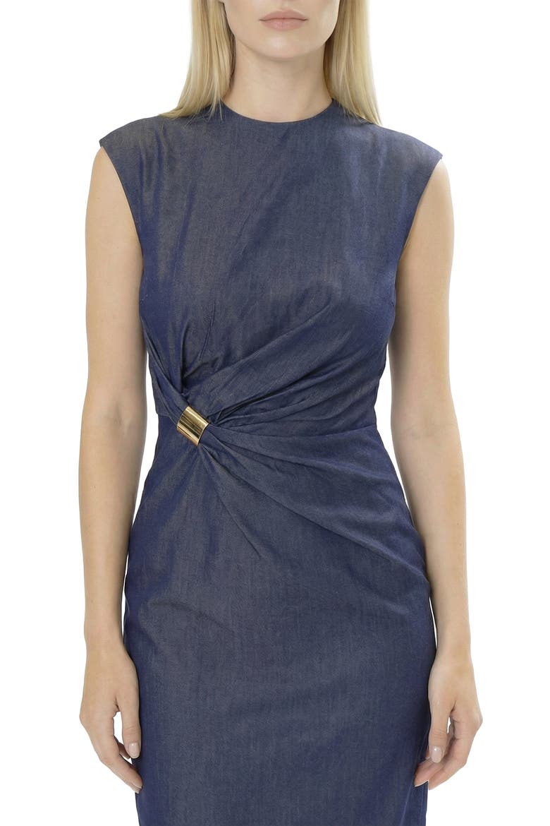 Charmi Dress, Alternate, color, Dark Blue Indigo