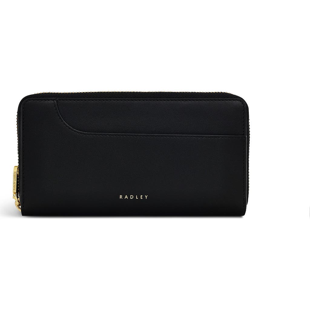 Radley London Mount Row Large Zip Around Wallet In Black