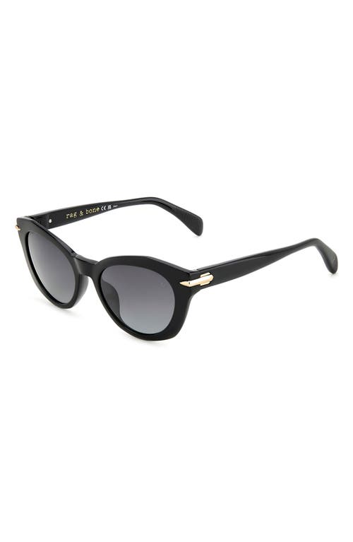 Rag & Bone 53mm Cat Eye Sunglasses In Black