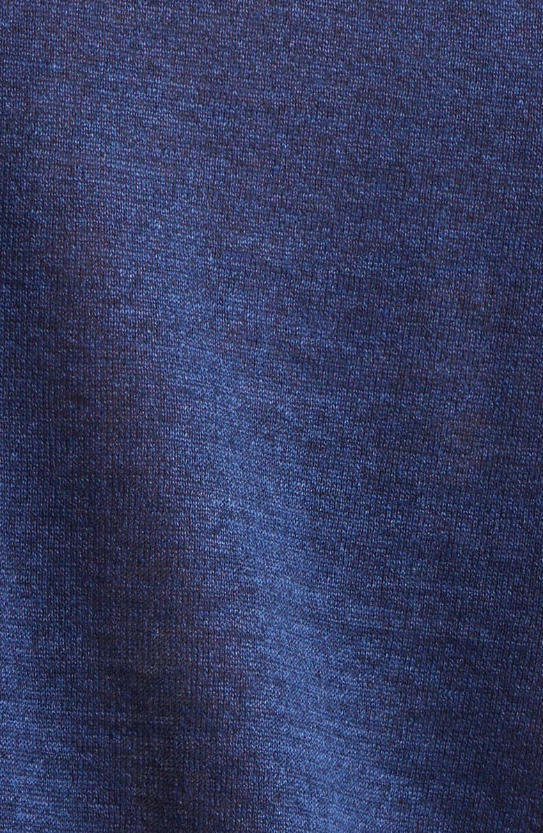 J. Mueser Flax & Cotton Crewneck Sweater, Alternate, color, Navy