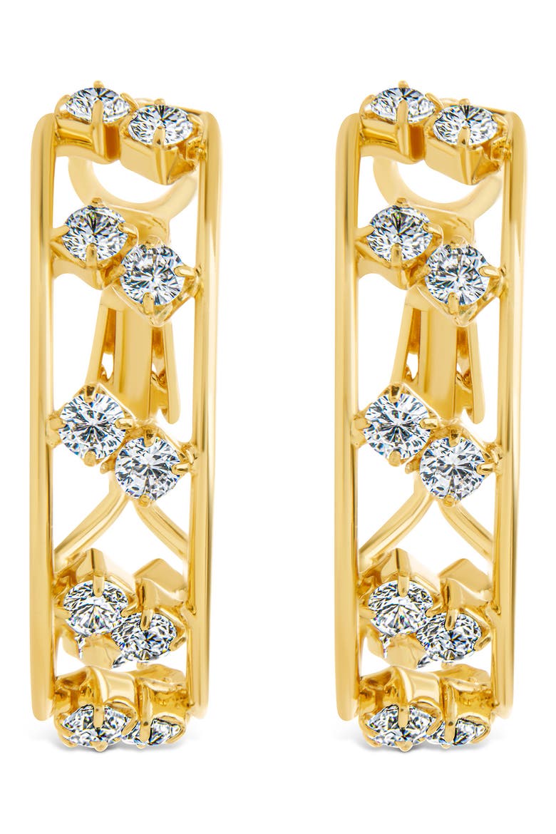 Angelika Hoop Earrings, Alternate, color, GOLD