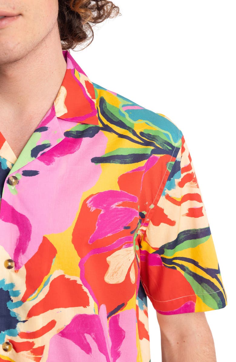 PAISLEY & GRAY Cotton Camp Shirt, Alternate, color, 