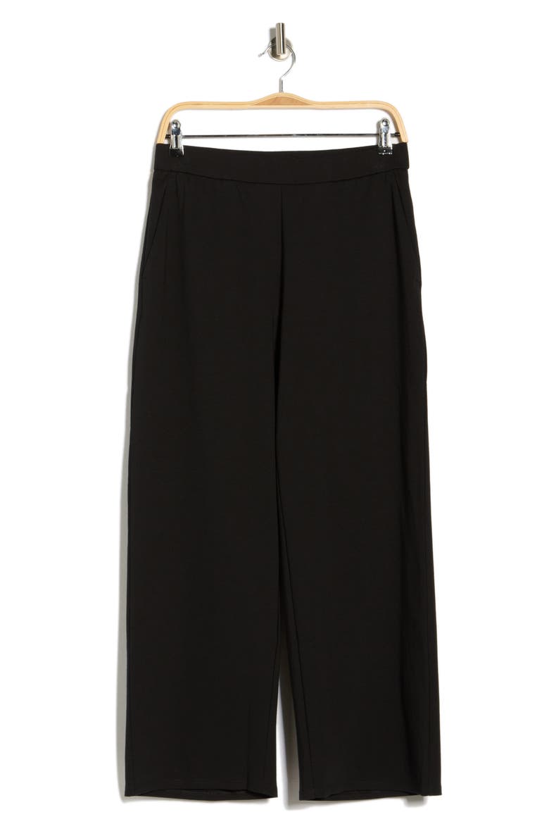 Ankle Wide Leg Pants, Alternate, color, BLACK