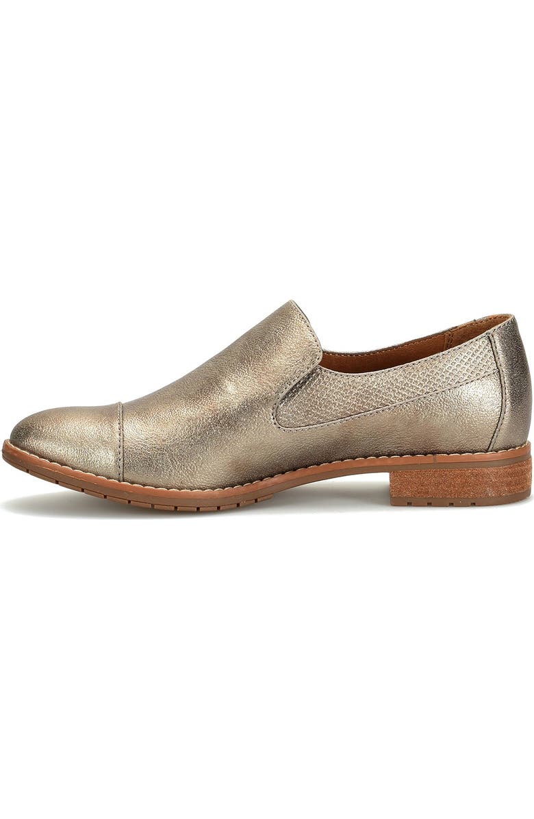 EUROSOFT Wavery Metallic Cap Toe Loafer, Alternate, color,