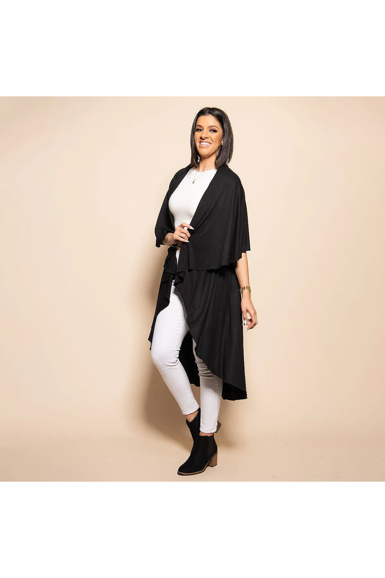 10-in-1 Convertible Shawl by SHAWL DAWLS, Main, color, Black