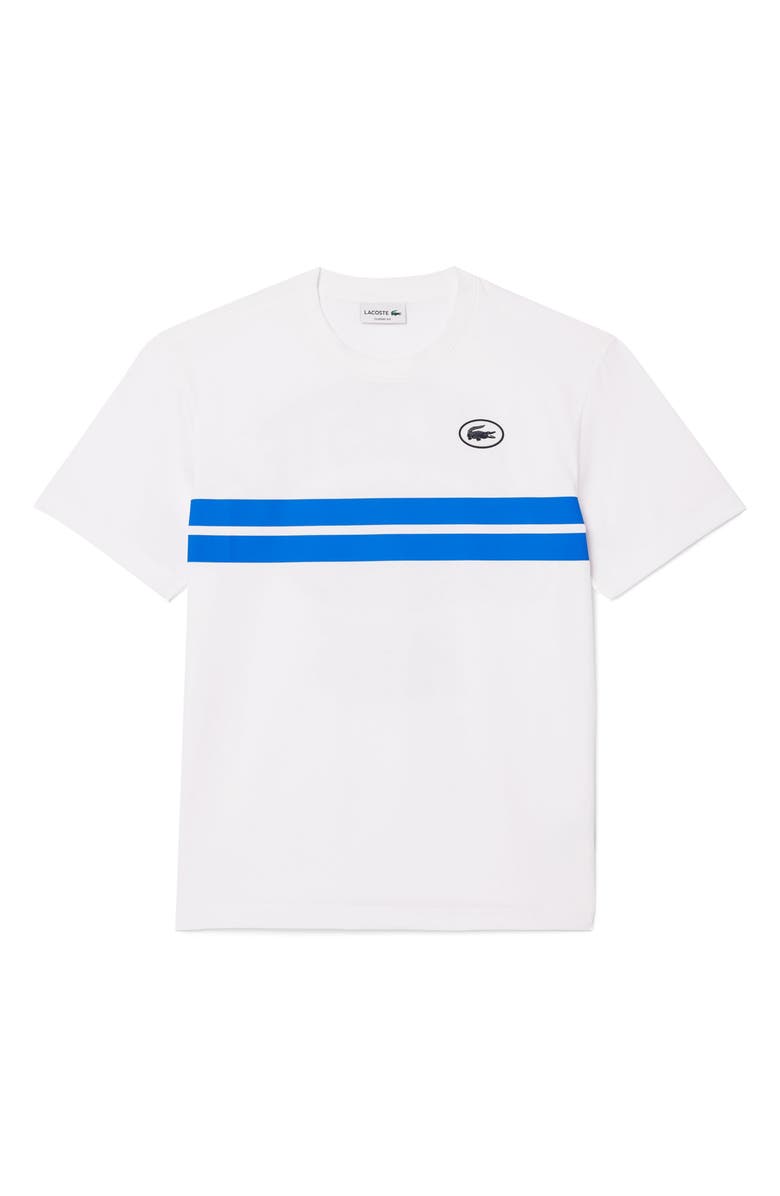 Lacoste Paris Classic Fit Graphic T-Shirt, Alternate, color, Blanc