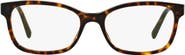 Burberry 52mm Rectangular Optical Glasses