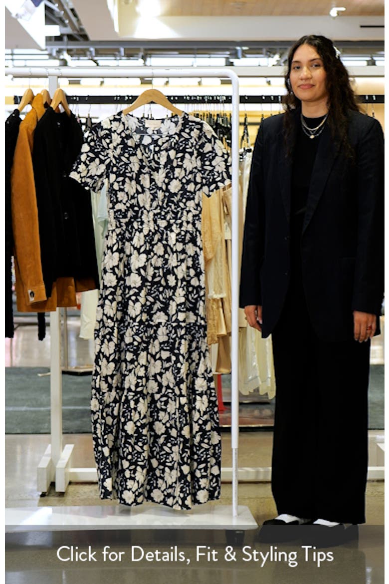 Short Sleeve Tiered Maxi Dress video