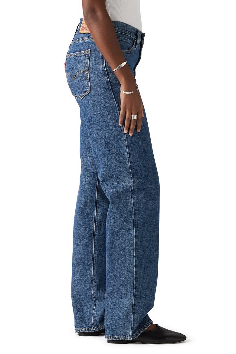 '94 Mid Rise Baggy Straight Leg Jeans, Alternate, color, SHADE ORDER