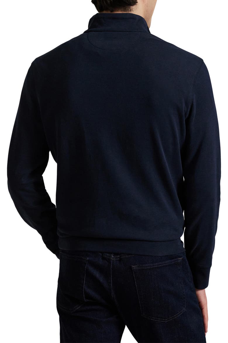 Luxury Jersey Quarter-Zip Pullover, Alternate, color, AVIATOR NAVY