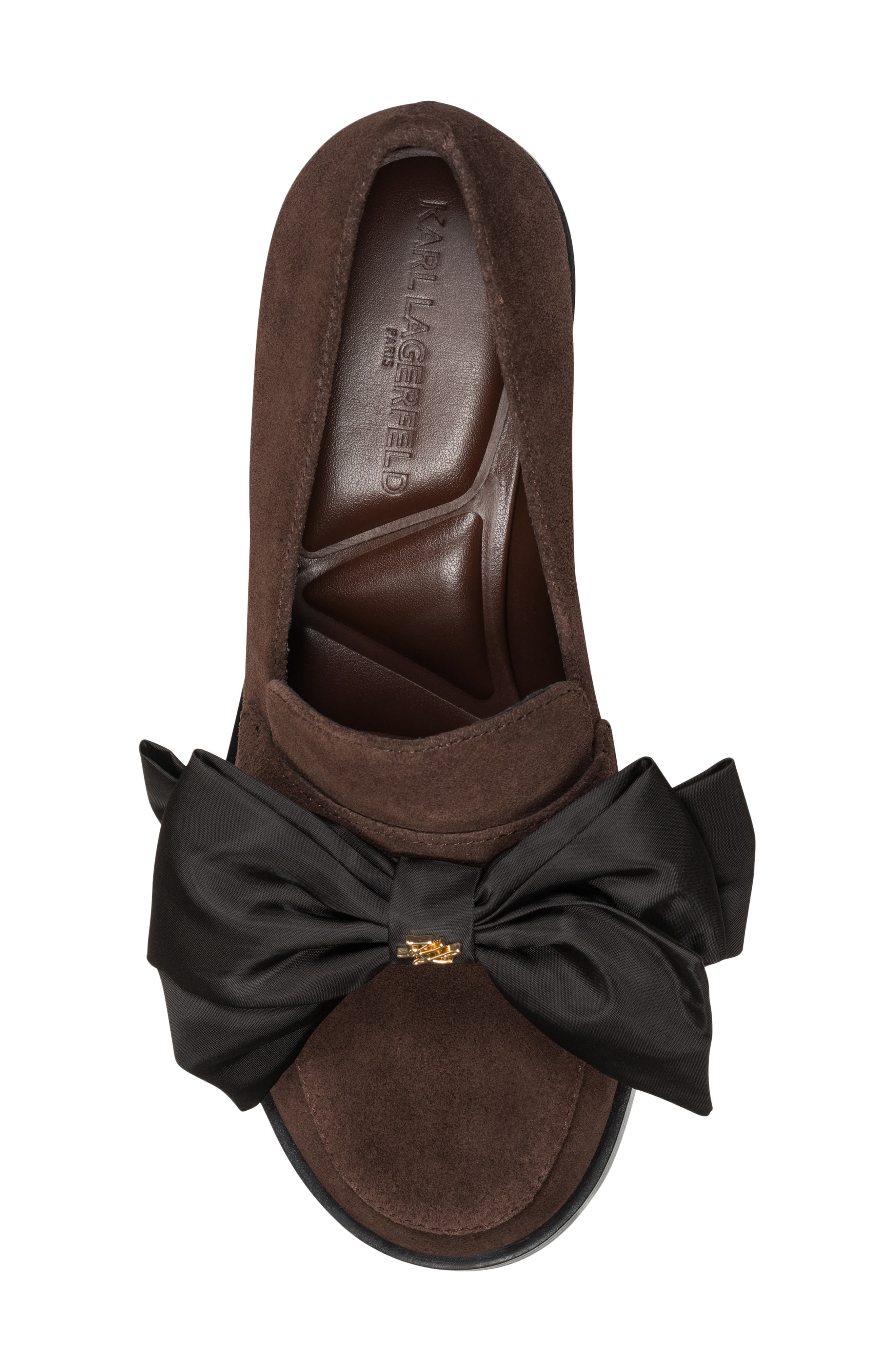 Camilia Bow Loafer, Alternate, color, CANYON BROWN