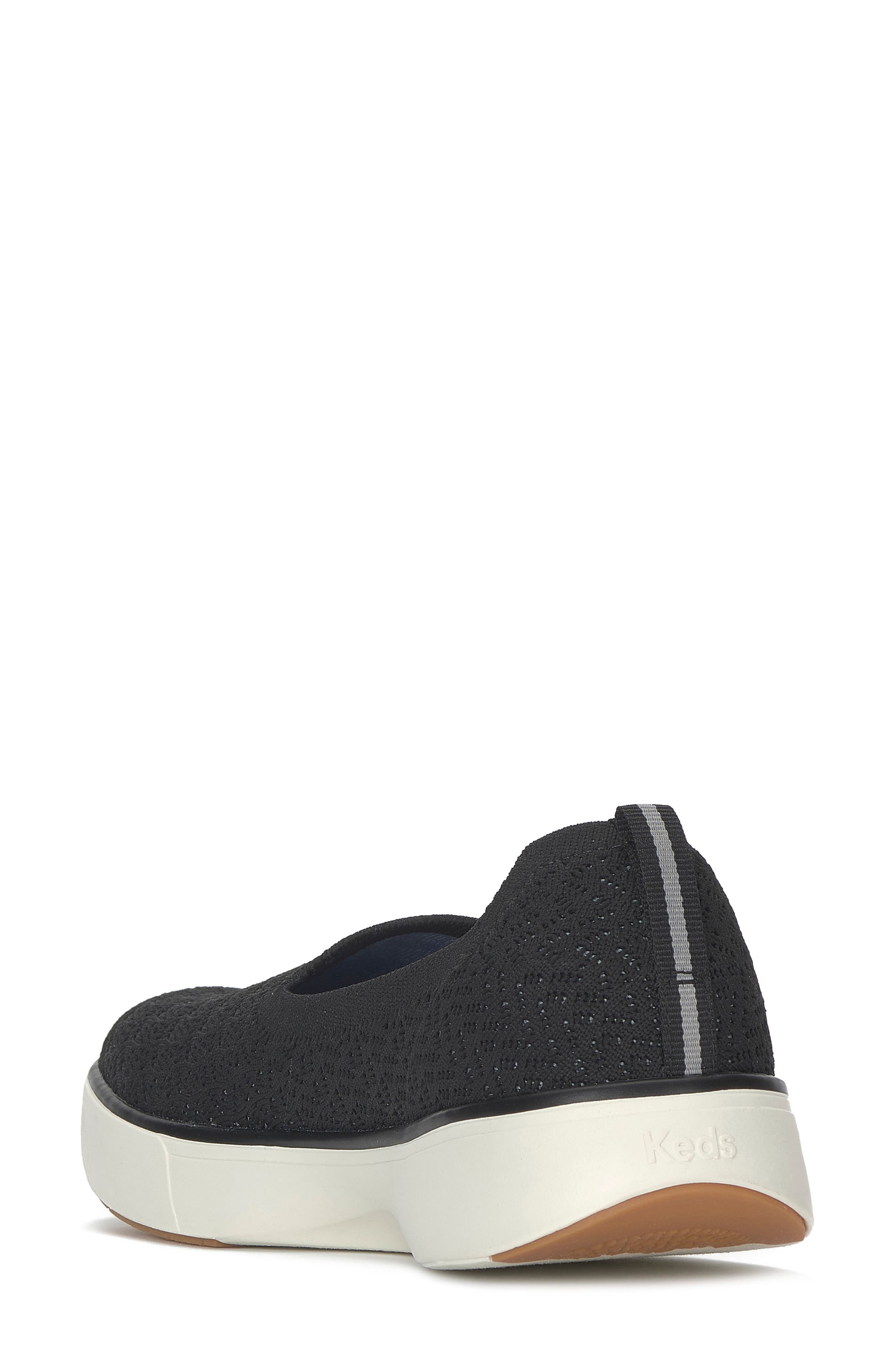 Keds<sup
®</sup
 Bliss Loafer, Alternate, color, Black/ White