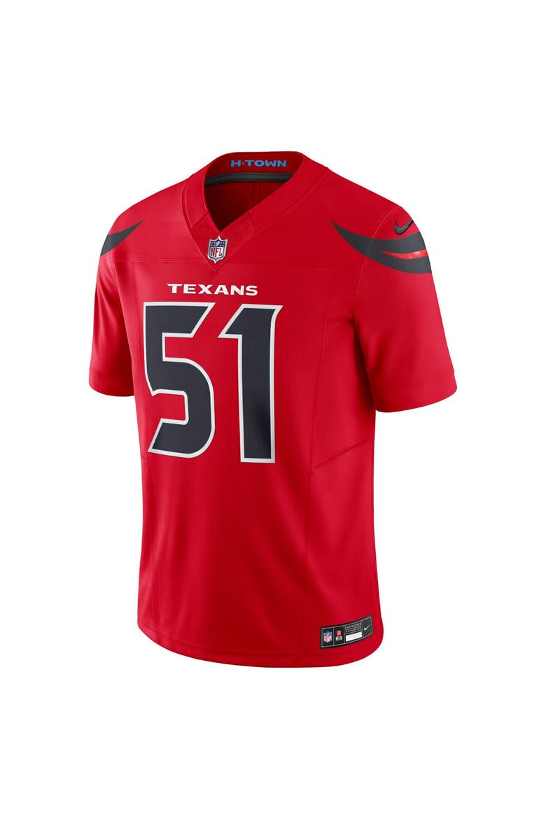 Men's Nike Will Anderson Jr. Red Houston Texans Alternate Vapor F.U.S.E. Limited Jersey, Alternate, color, Red