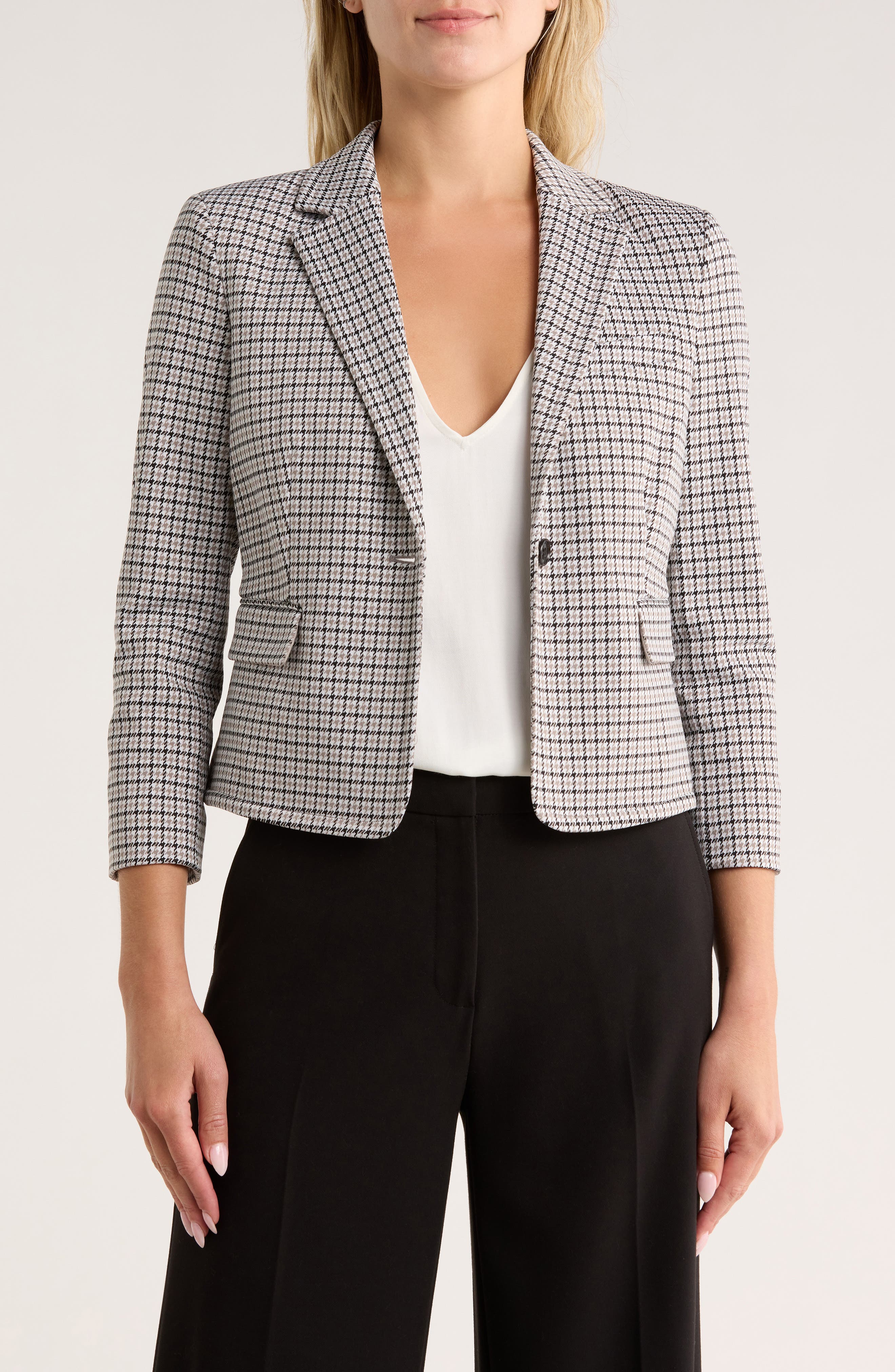 Theory Micro Houndstooth Blazer