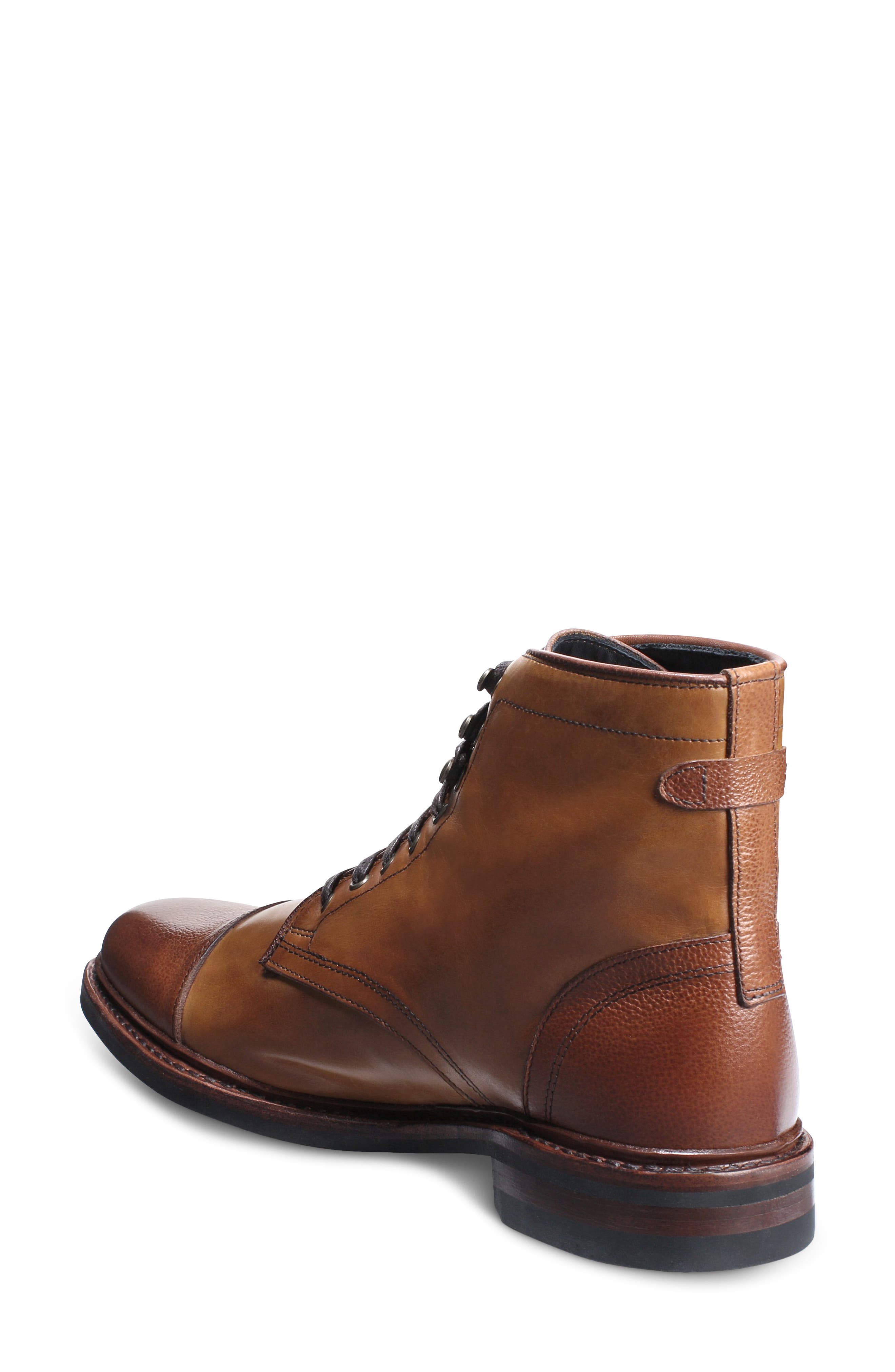 Allen Edmonds Landon Lace-Up Cap Toe Boot, Alternate, color, 