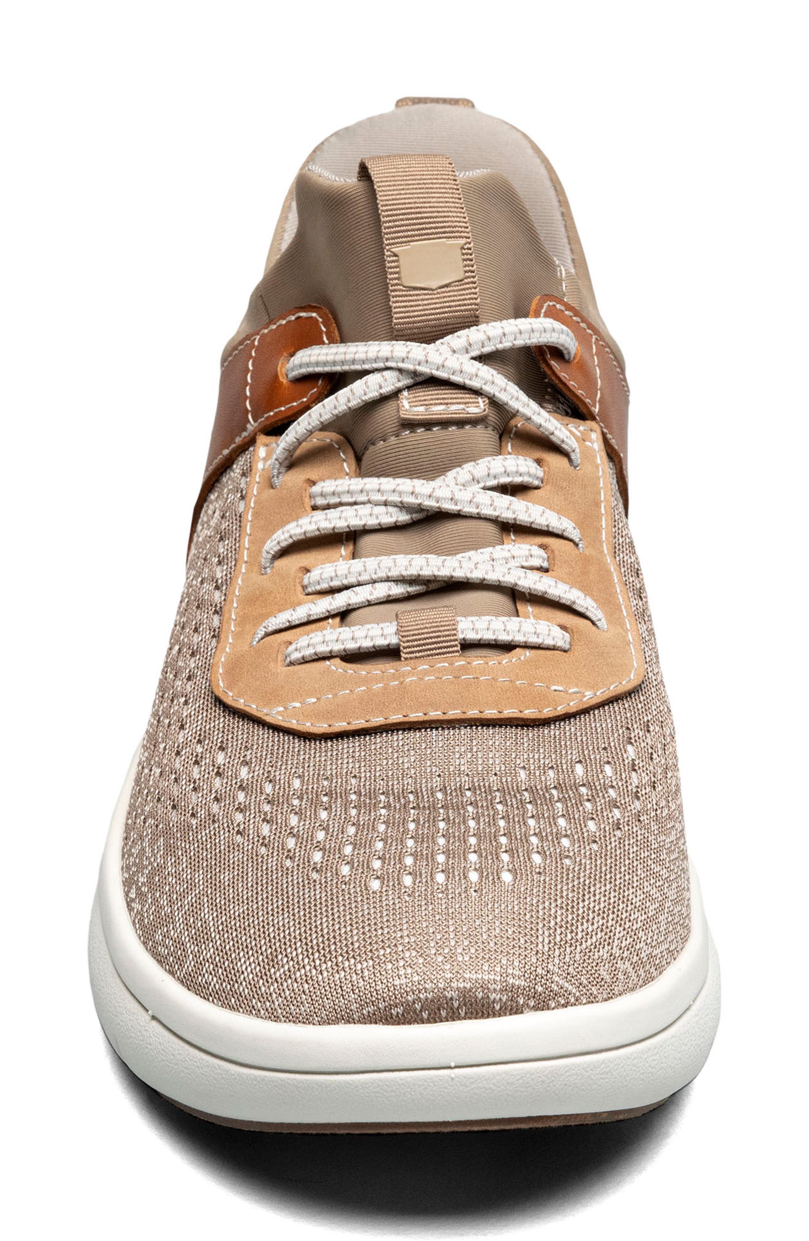 Fleet Knit Elastic Sneaker, Alternate, color, TAUPE