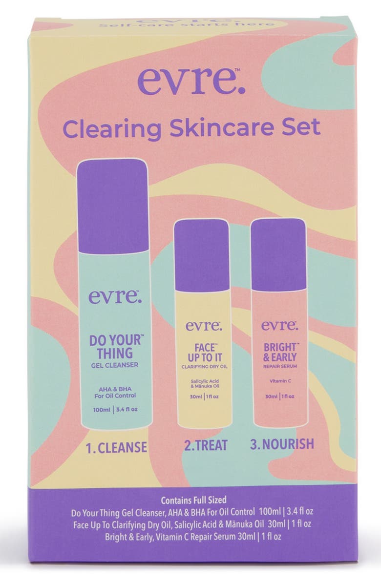 evre. Clearing Skin Care Set, Alternate, color, 