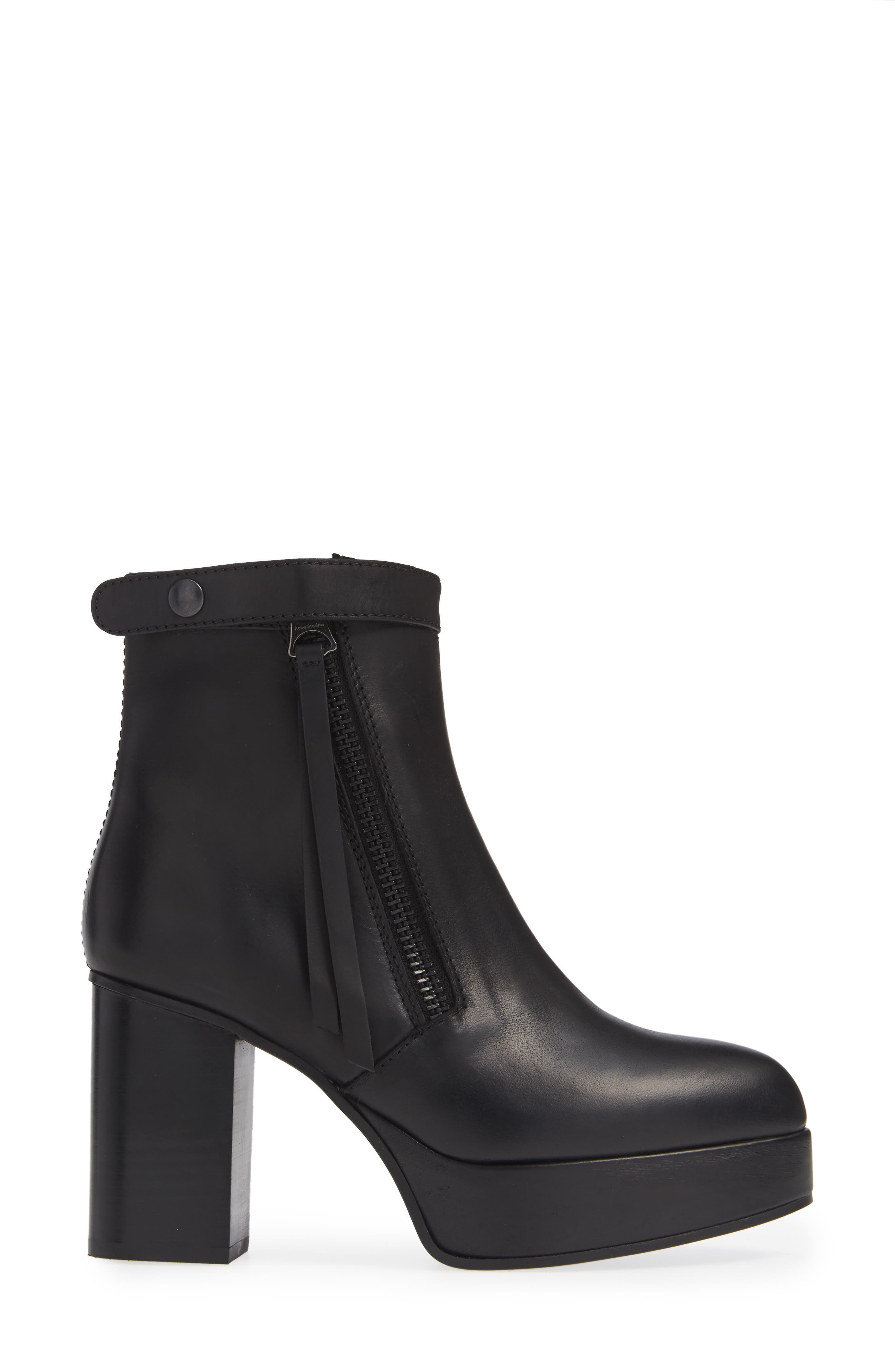 Acne Studios Platform Bootie, Alternate, color, 