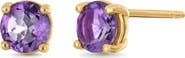 Bony Levy BLC 14K Gold Amethyst Stud Earrings