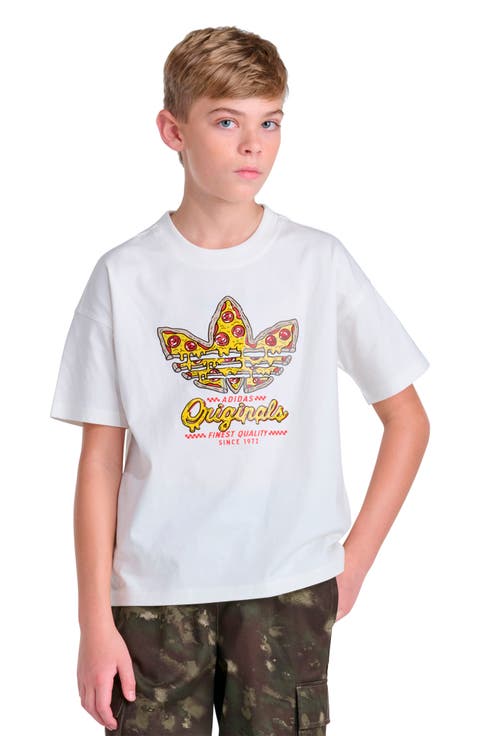 Kids' Trefoil Pizza Graphic T-Shirt