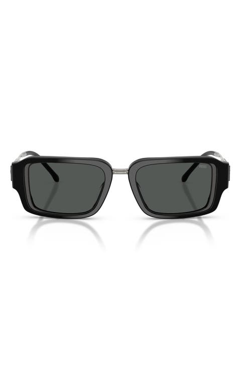 52mm Rectangular Sunglasses