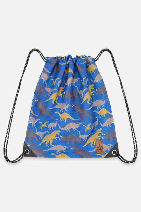 Dinosaur Playful Lightweight Durable Drawstring Bag (Little Kid)