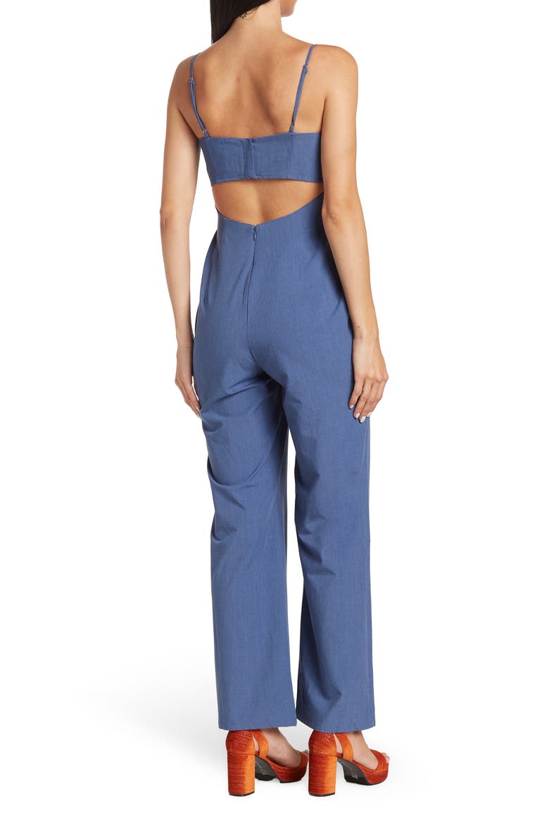 Wide Leg Jumpsuit, Alternate, color, DENIM BLUE