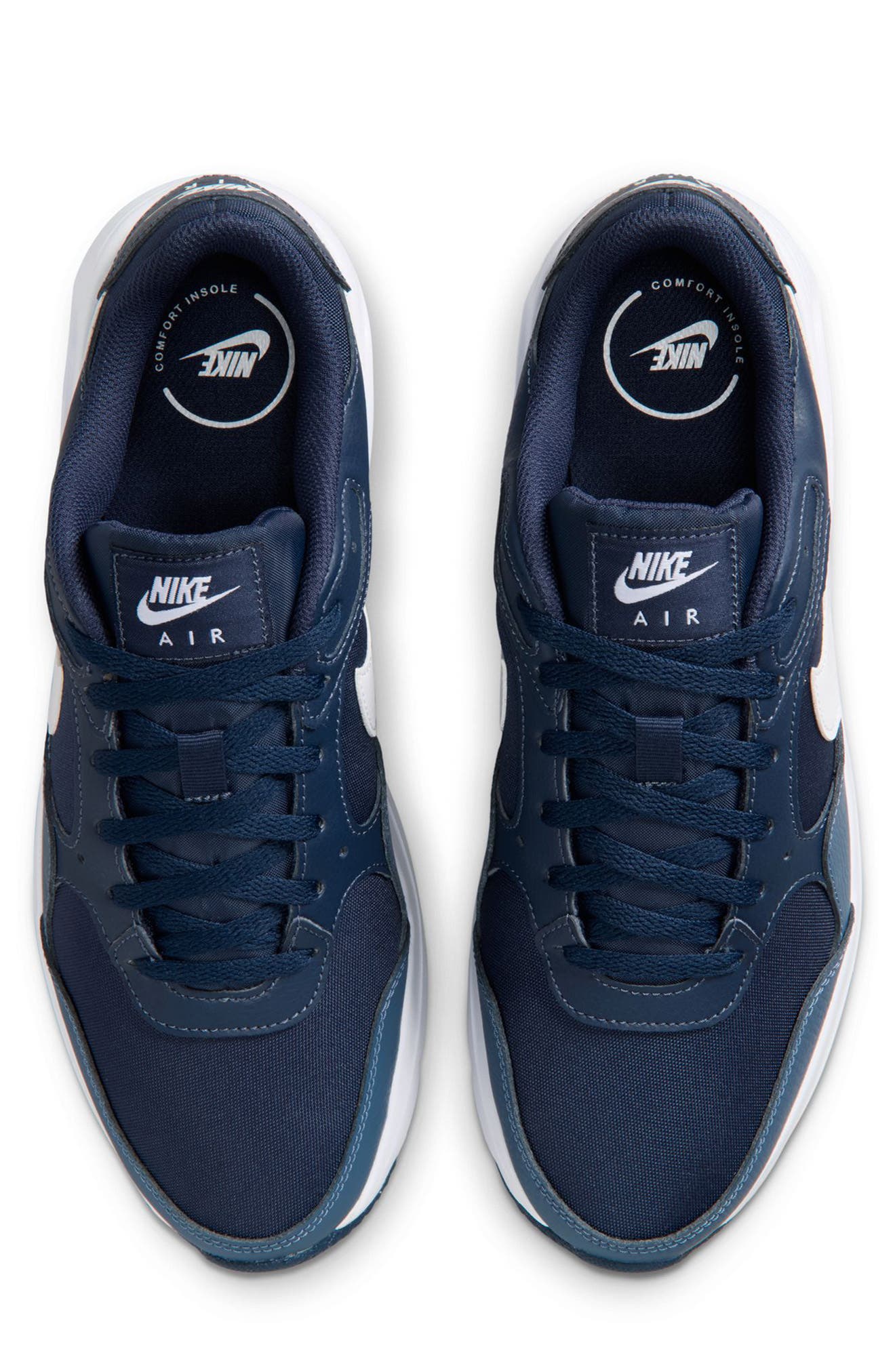 Air Max SC Sneaker, Alternate, color, 402 MNNAVY/WHITE