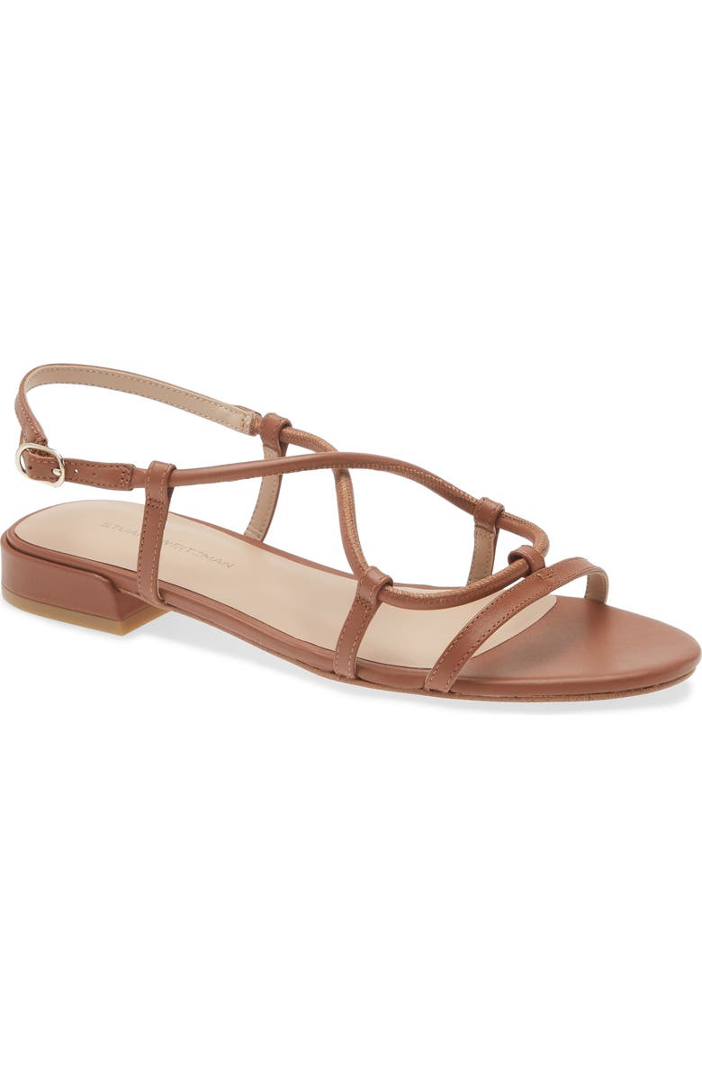 Stuart Weitzman Nilla Sandal, Main, color, Saddle