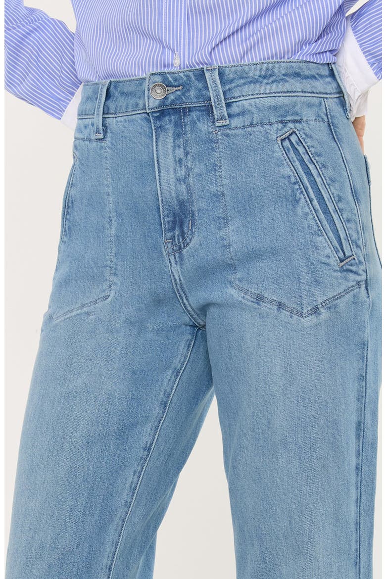 Prima High Rise Flare Jeans, Alternate, color, Medium Dark