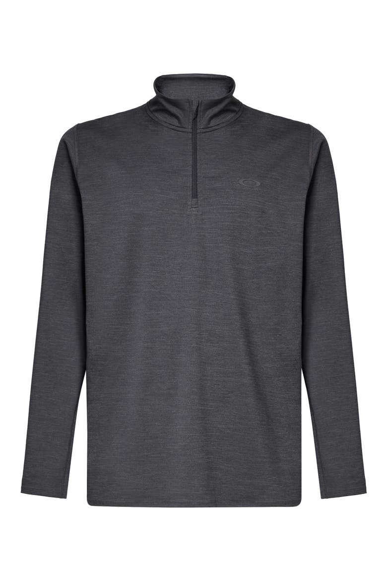 Gravity Range Quarter Zip Golf Pullover, Alternate, color, BLACKOUT HTHR