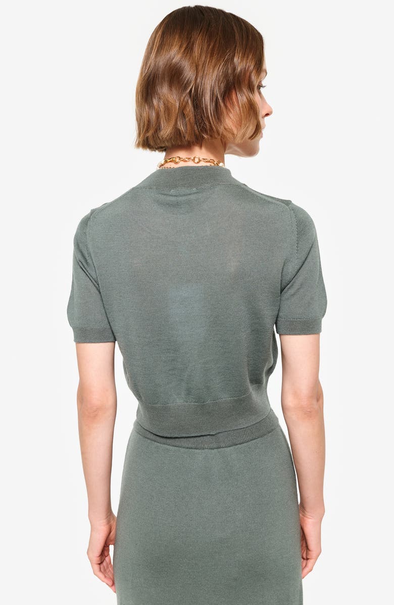 CAMI NYC Lexa Mock Neck Crop Merino Wool Sweater, Alternate, color,