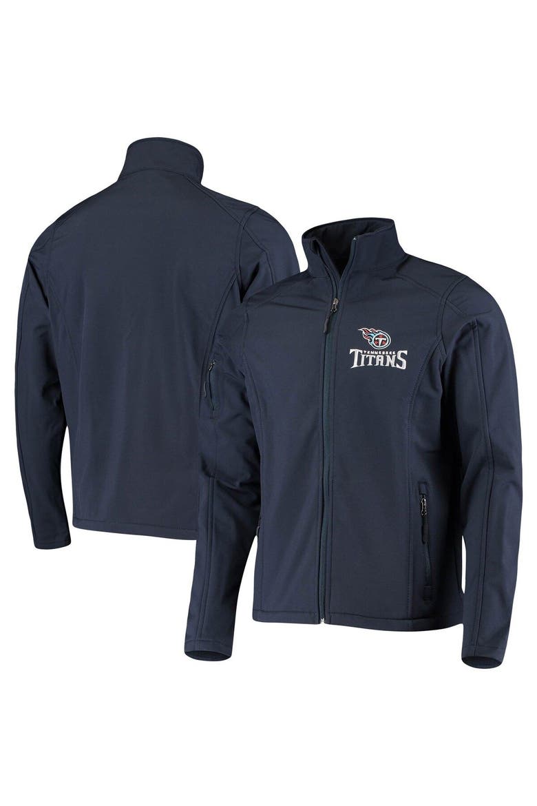 Men's Dunbrooke Navy Tennessee Titans Sonoma Softshell Full-Zip Jacket, Main, color, Navy