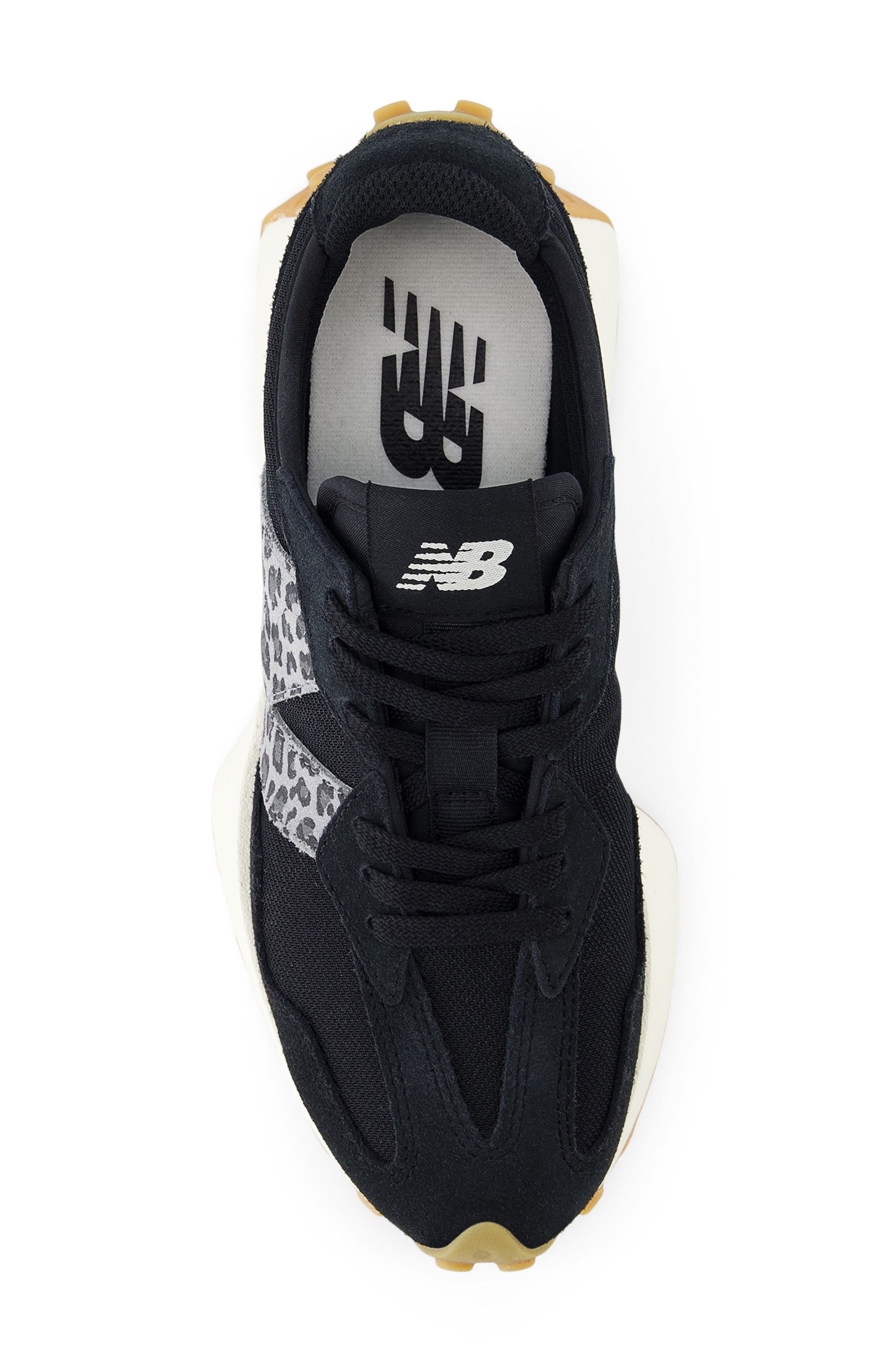 New Balance 327 Sneaker, Alternate, color, Black/ Black