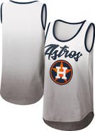 G-III 4HER BY CARL BANKS Women's G-III 4Her by Carl Banks White Houston Astros Logo Opening Day Tank Top