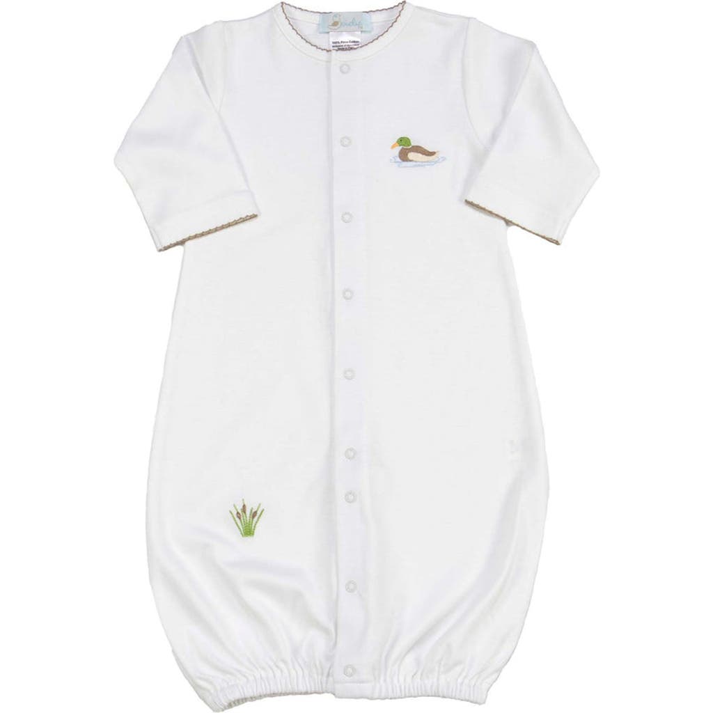 Cuclie Kids' Mallard Convertible Gown, White